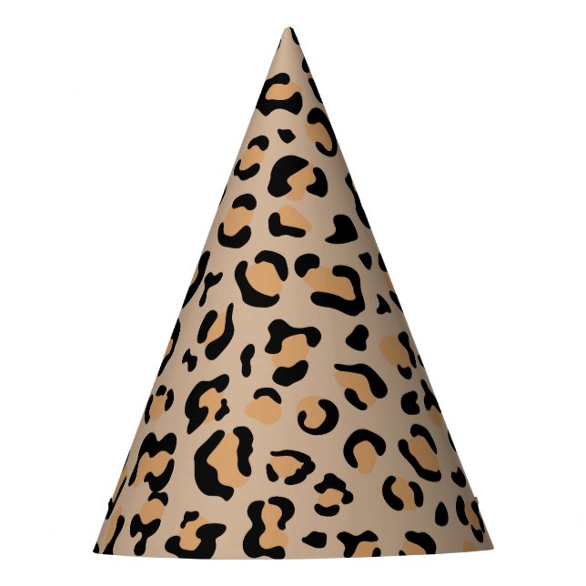 Chapeaux De Fètes Empreinte de léopard, Spots de léopard, Leopard Br (Devant)