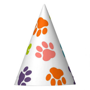 Chapeaux De Fètes Empreintes de pattes chiots