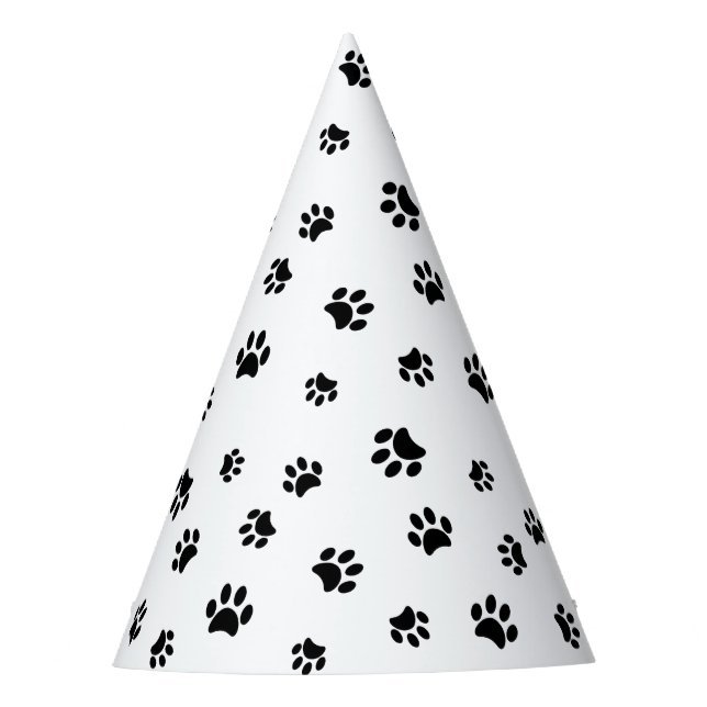 Chapeaux De Fètes Empreintes de pattes noires (Devant)