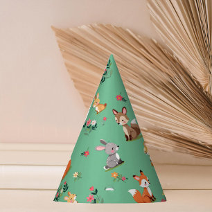 Chapeaux De Fètes Enfant animal de bois mignon anniversaire
