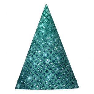 Chapeaux De Fètes Éperche verte Turquoise Aqua