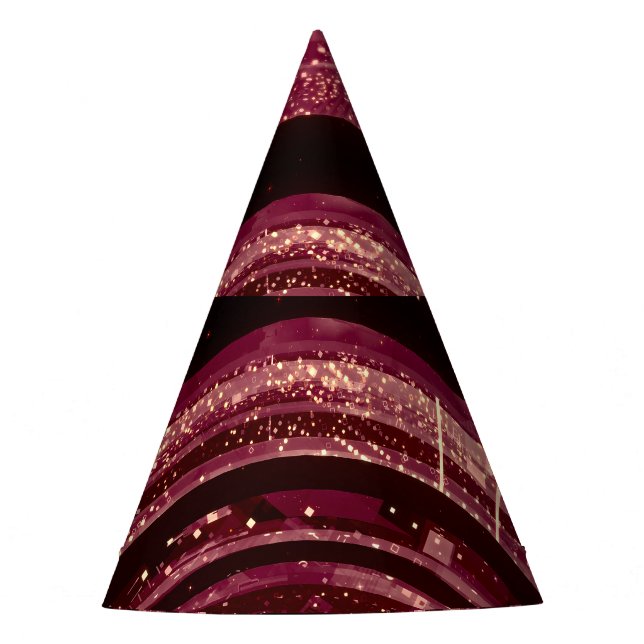 Chapeaux De Fètes Espace 3D, arrière - plan de science-fiction. (Devant)