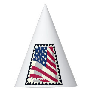 CHAPEAUX DE FÈTES ÉTATS-UNIS D'AMÉRIQUE DRAPEAU FOREVER STAMP