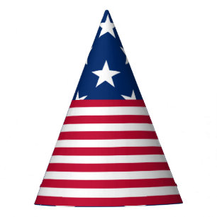 Chapeaux De Fètes États-Unis Drapeau américain étoiles et rayures
