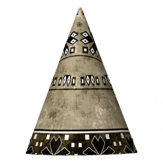 Chapeaux De Fètes Ethnic Boho Grunge : Motif coloré