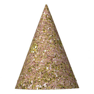 Chapeaux De Fètes Étincelle de la Parties scintillant de Rose rose e