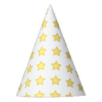 Étoiles Jaune simple Anniversaire Fête magique