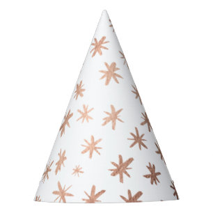 Chapeaux De Fètes Étoiles métalliques - cuivre