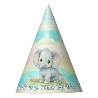 Chapeaux De Fètes Faire du bruit éléphant pour le premier anniversai