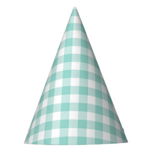 Chapeaux De Fètes Faye et Lauren Aqua Plaid
