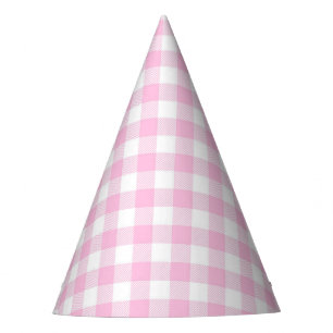 Chapeaux De Fètes Faye et Lauren Pink Plaid