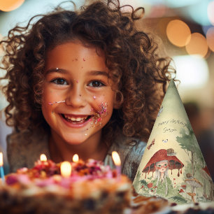 Chapeaux De Fètes Fée magique de la forêt d'automne Anniversaire