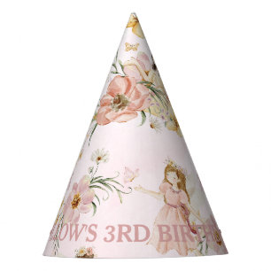 Chapeaux De Fètes Fées de Whimsical Fleur sauvage Meadow Anniversair