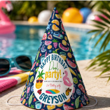 Fête au Piscine | Fête d'anniversaire Moderne sur