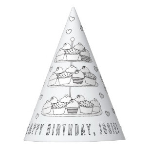 Chapeaux De Fètes Fête d'anniversaire - Couleur votre propre Casquet