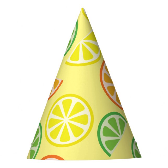 Chapeaux De Fètes Fête d'anniversaire de Citrus Slice (Devant)