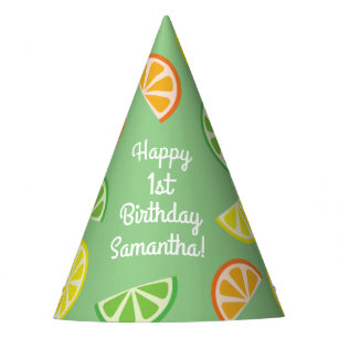 Chapeaux De Fètes Fête d'anniversaire de Citrus Slice