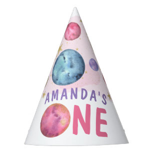 Chapeaux De Fètes Fête d'anniversaire de fille de l'espace de la gal