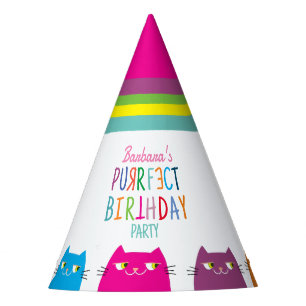 Chapeaux De Fètes Fête d'anniversaire de fille personnalisée