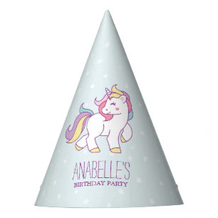 Chapeaux De Fètes Fête d'anniversaire de filles de licorne