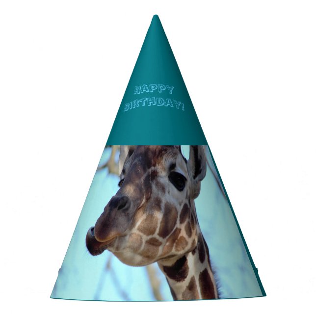 Chapeaux De Fètes Fête d'anniversaire de girafe (Devant)