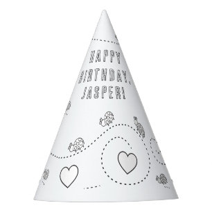 Chapeaux De Fètes Fête d'anniversaire de Lady Bug - Couleur votre pr