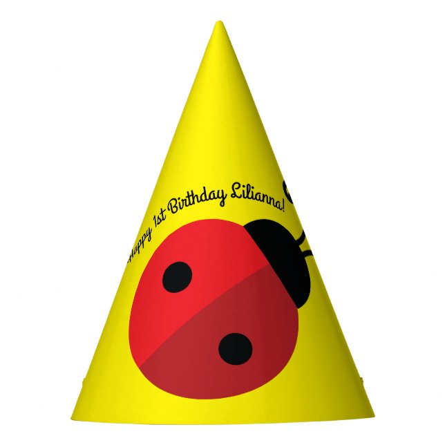 Chapeaux De Fètes Fête d'anniversaire de Ladybug (Devant)