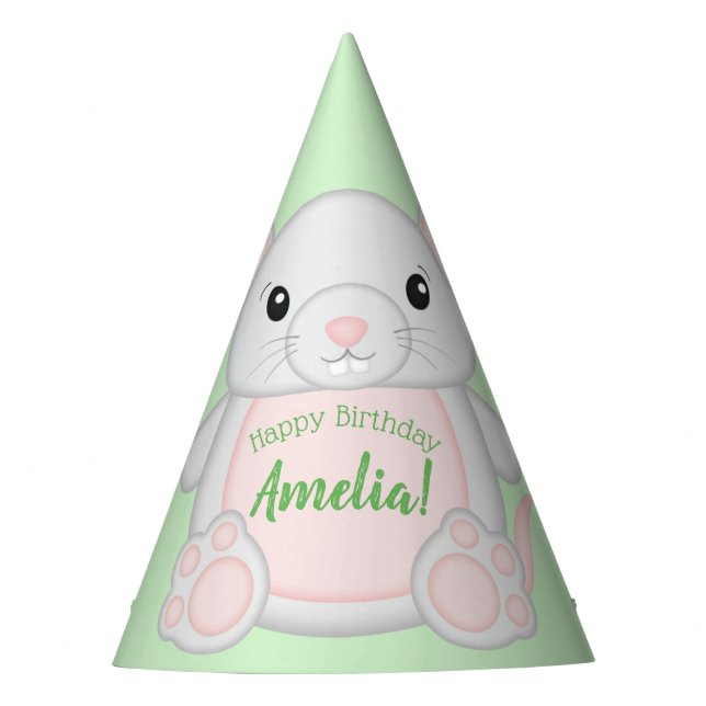 Chapeaux De Fètes Fête d'anniversaire de souris verte (Devant)