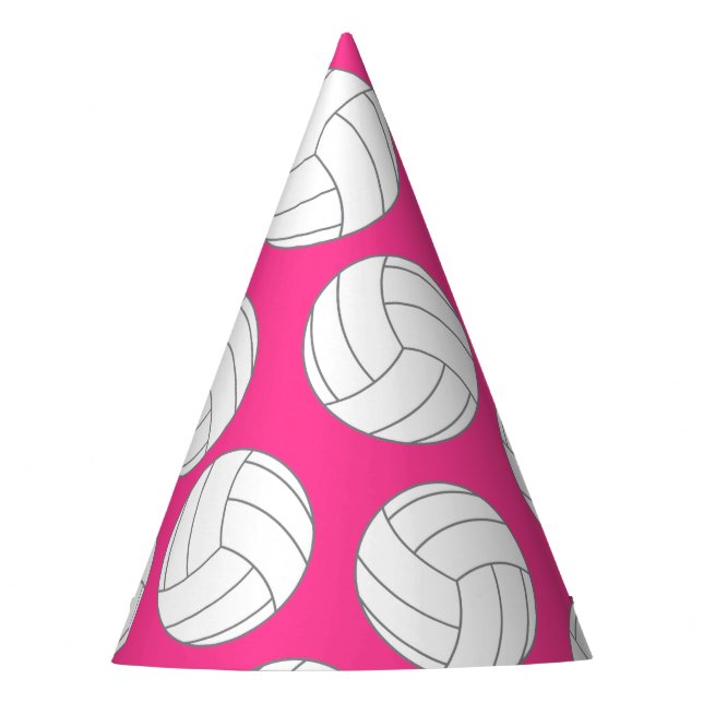 Chapeaux De Fètes Fête d'anniversaire de volley-ball (Devant)