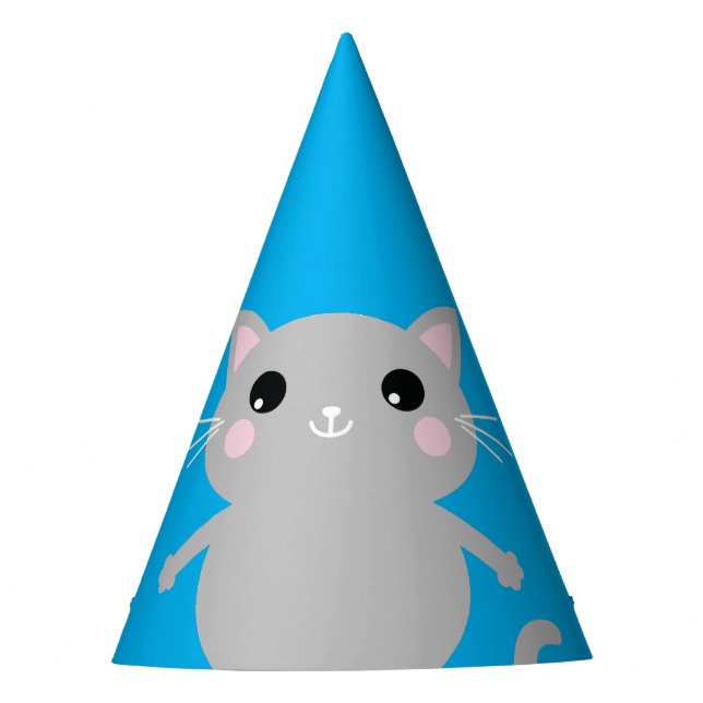 Chapeaux De Fètes Fête d'anniversaire du chat (Devant)
