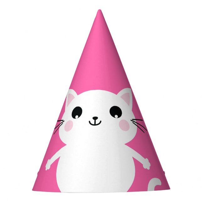 Chapeaux De Fètes Fête d'anniversaire du chat (Devant)
