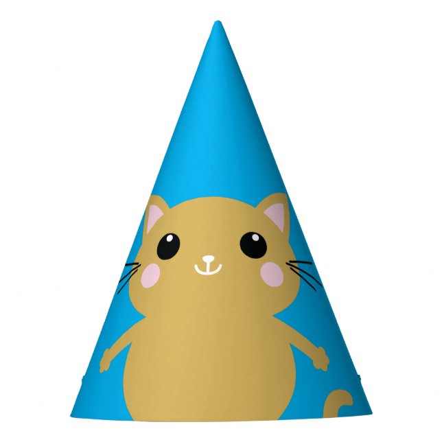 Chapeaux De Fètes Fête d'anniversaire du chat (Devant)