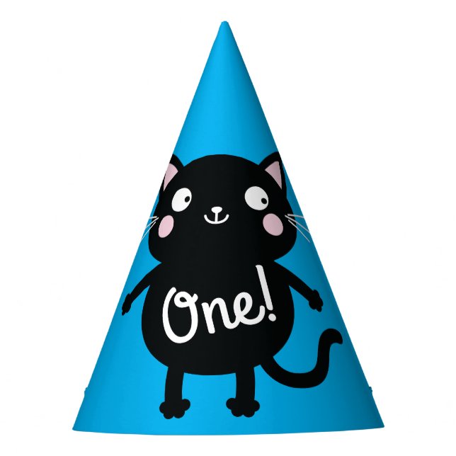 Chapeaux De Fètes Fête d'anniversaire du chat (Devant)