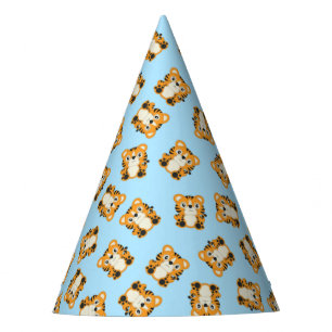 Chapeaux De Fètes Fête d'anniversaire du tigre
