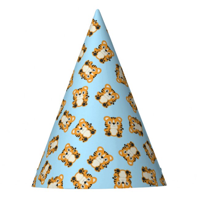 Chapeaux De Fètes Fête d'anniversaire du tigre (Devant)