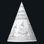 Chapeaux De Fètes Fête d'anniversaire du train - Colorez votre propr<br><div class="desc">Train Birthday Party - Colorez votre propre Casquette de fête. Donnez à votre anniversaire une touche spéciale et personnalisée à votre fille ou à votre garçon en faisant habiller les casquettes customisés de la fête d'anniversaire par leurs invités ! Ces casquettes d'anniversaire en noir et blanc sur le thème du...</div>
