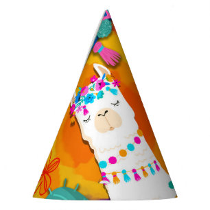 Chapeaux De Fètes Fête d'anniversaire Fiesta Llama Cinco De Mayo