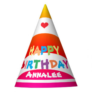 Chapeaux De Fètes Fête d'anniversaire Nom personnalisé Cool mignon