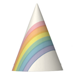 Chapeaux De Fètes Fête d'anniversaire Pastel Rainbow