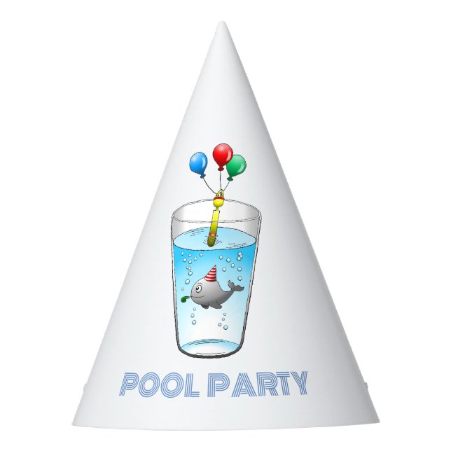 Chapeaux De Fètes Fête d'anniversaire Piscine (Devant)