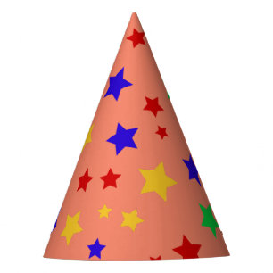 Chapeaux De Fètes Fête d'anniversaire simple moderne rouge étoile co