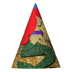 Chapeaux De Fètes Fête d'anniversaire Sirène aux Cheveux Rouges Coqu