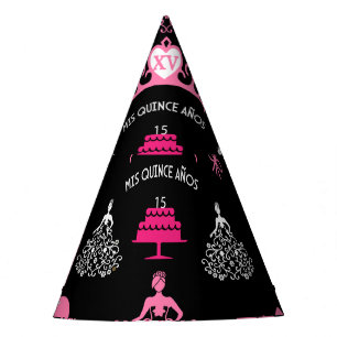 Chapeaux De Fètes Fête de Couronne Rose pour Quinceanera