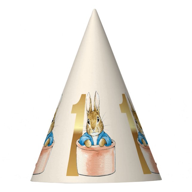 Chapeaux De Fètes Fête de premier anniversaire lapin classique (Devant)