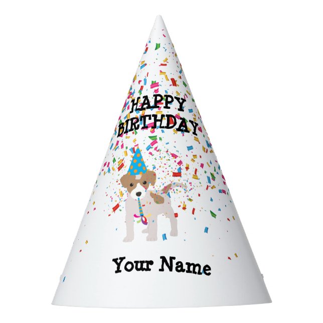Chapeaux De Fètes Fête du chien - Animaux à la fête d'anniversaire (Devant)