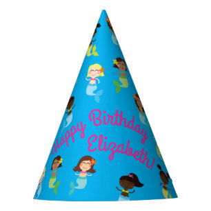 Chapeaux De Fètes Fête du pool Anniversaire de enfant de sirène