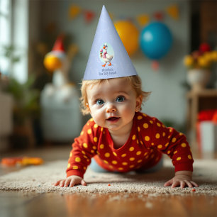 Chapeaux De Fètes Fête du premier anniversaire d'une oie idiote