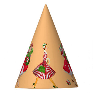Chapeaux De Fètes Fêtes Vintages de Noël 1950
