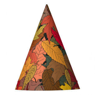 Chapeaux De Fètes Feuilles d'automne colorées