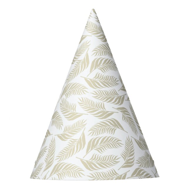 Chapeaux De Fètes Feuilles d'or. La botanique. (Devant)
